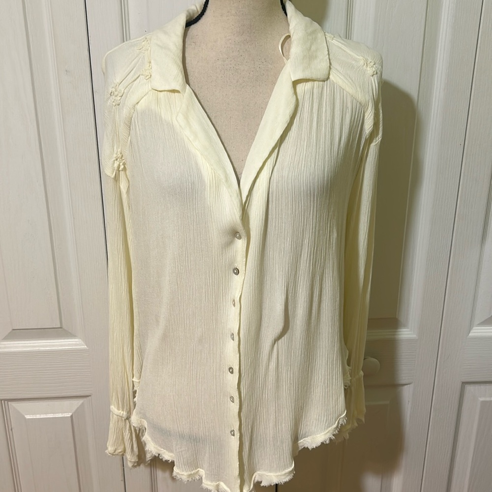 Free People Women's Olivia Smocked Top
